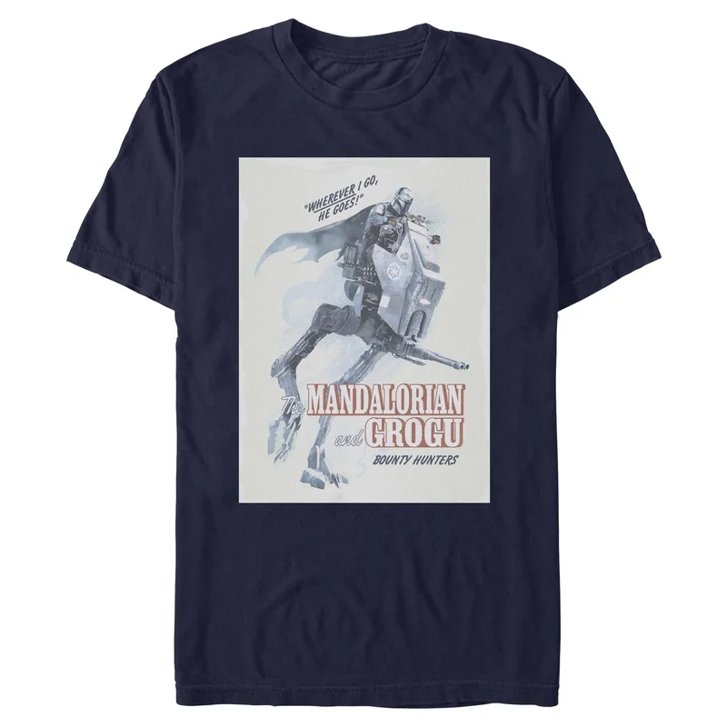 The Mandalorian & Grogu Wherever I Go, He Goes! T-Shirt