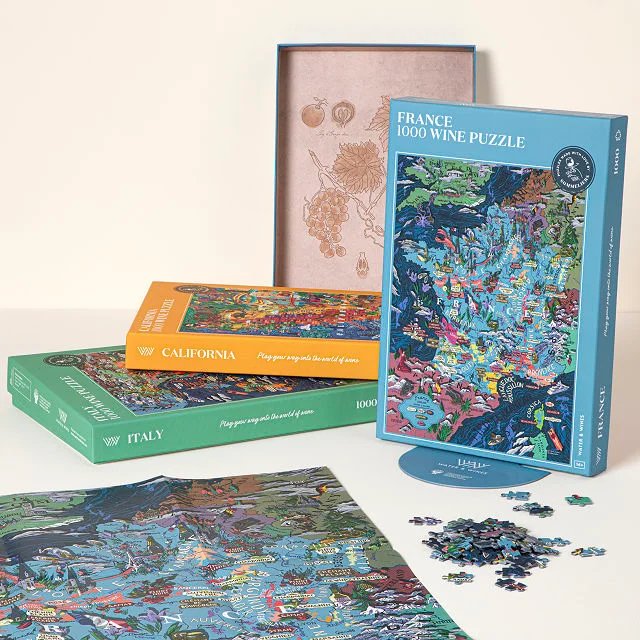 Educational Wine Region Puzzle
