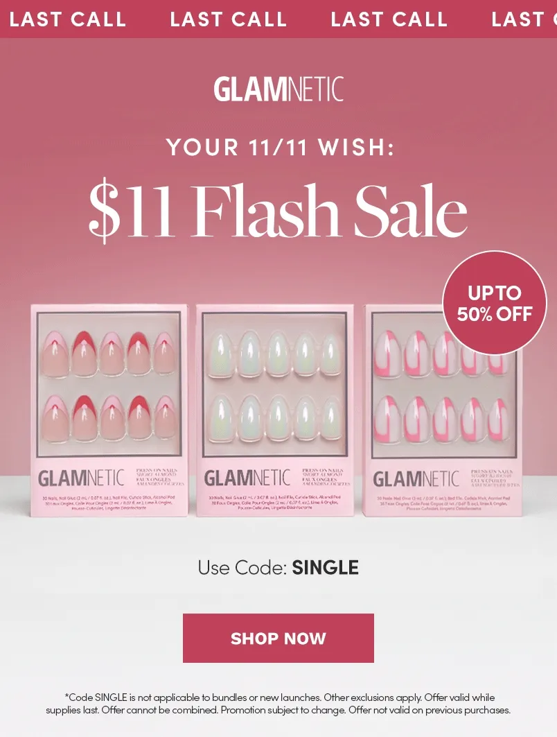 Shop Up to 50% off with the code SINGLE