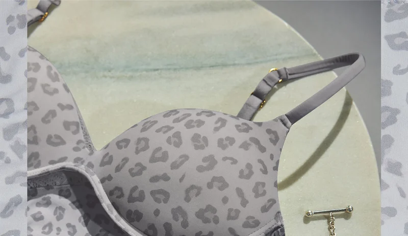 Zero-G Wirefree Lift Up Bra Slate Leo