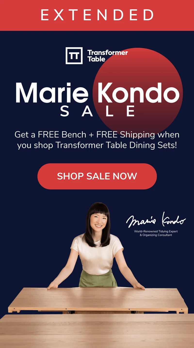 ✨ Extended Marie Kondo Sale ✨