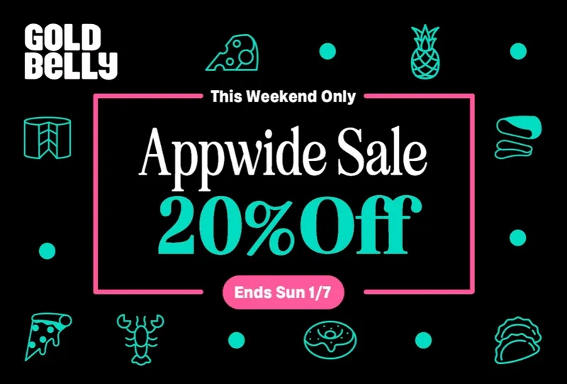 20% off in app