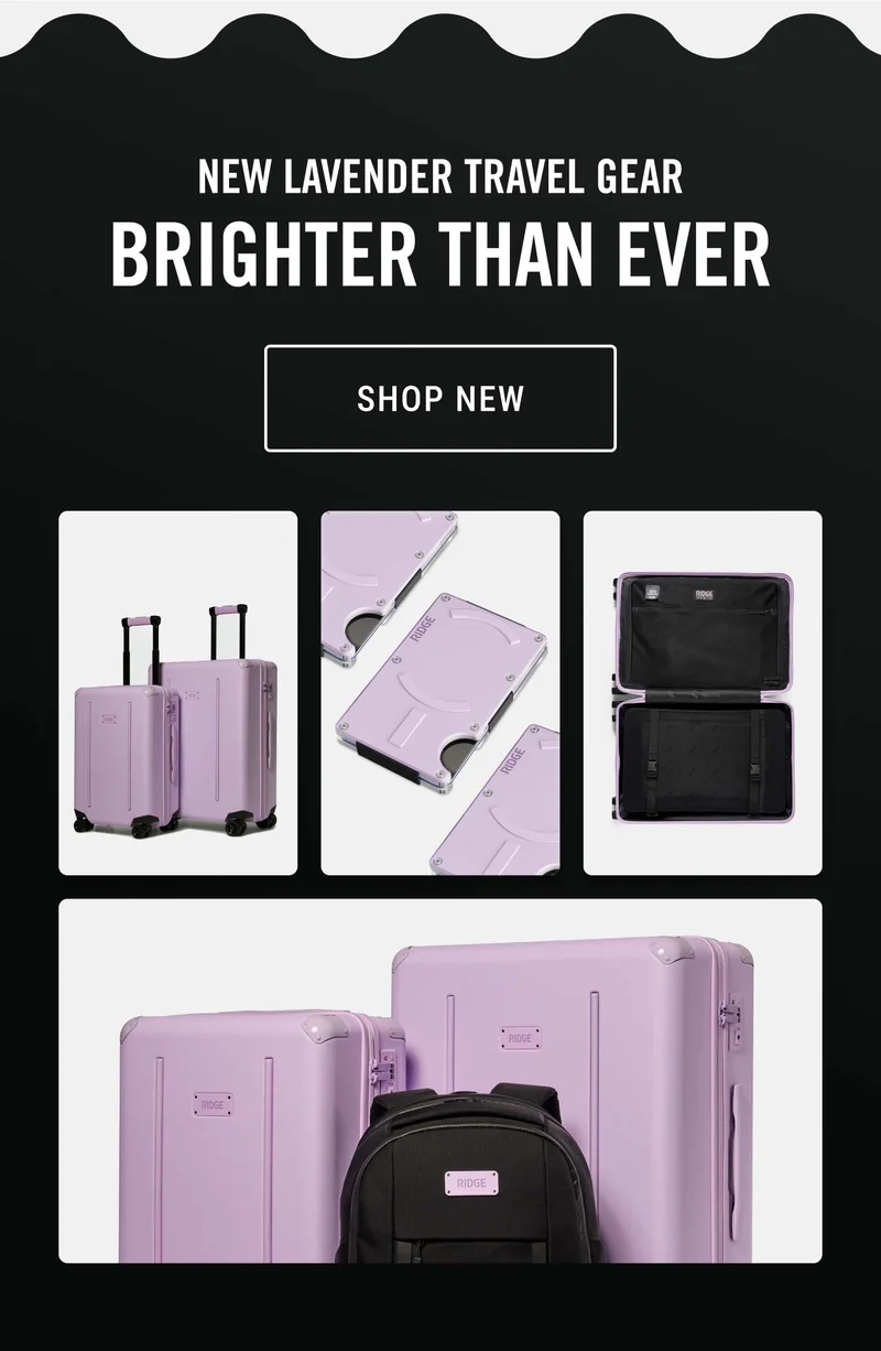 New Lavender Travel Gear | Shop Now