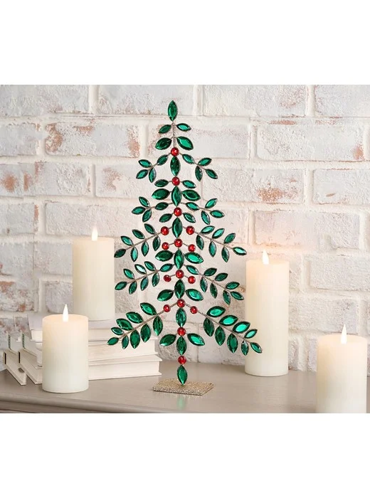 18" Faceted Jewel Tree by Valerie