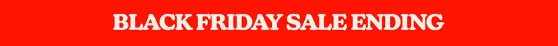 BLACK FRIDAY SALE ENDING