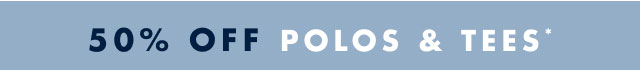 Up to 50% off apparel & accessories*