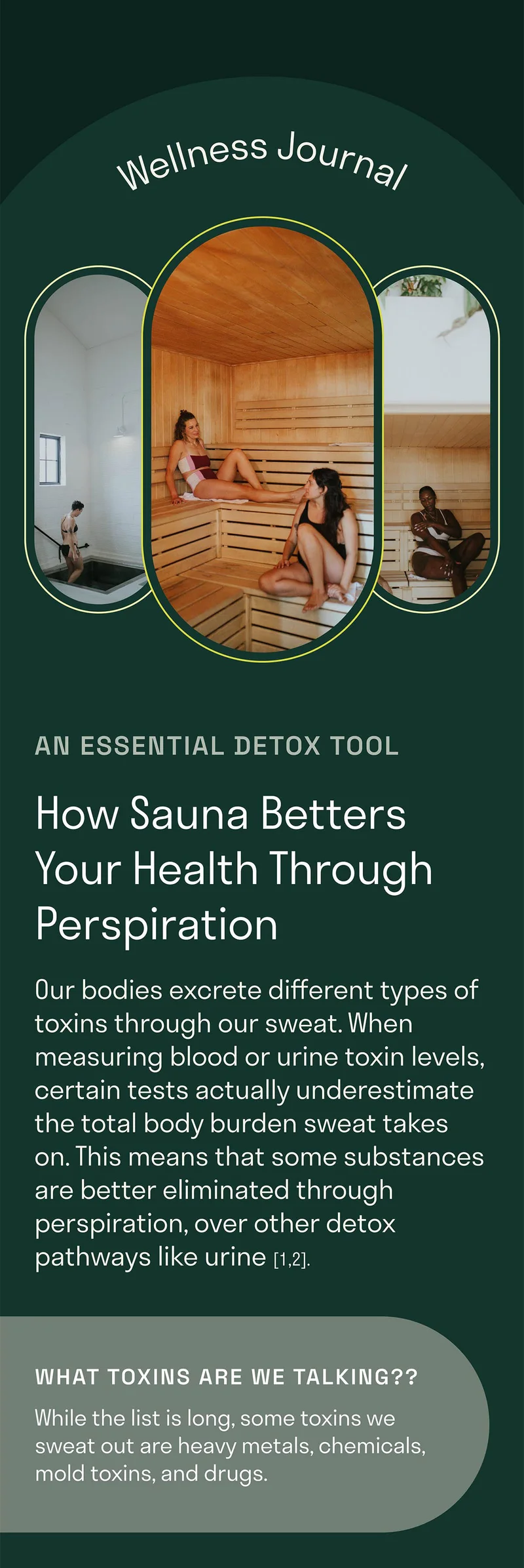 How sauna betters your health through perspiration.
