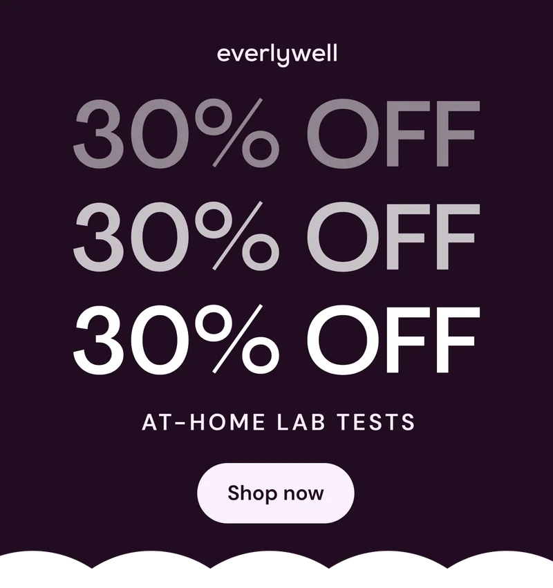 30% OFF at-home lab tests