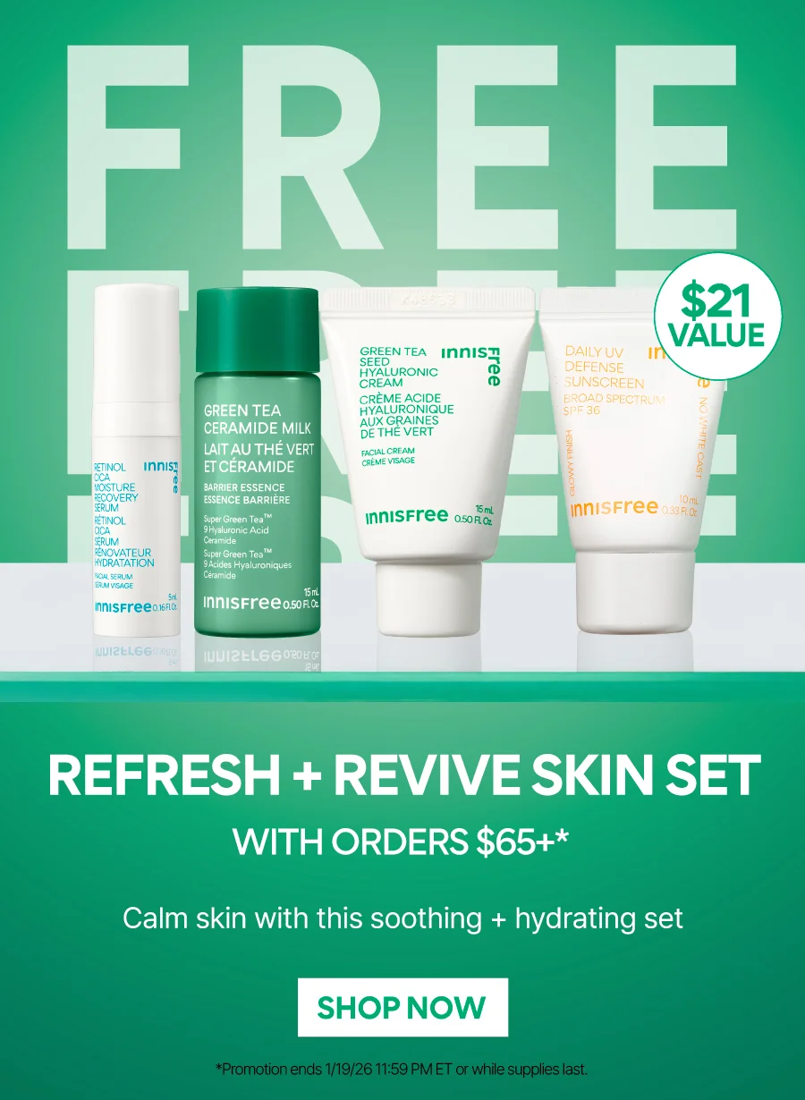 FREE REFRESH + REVIVE SKIN SET