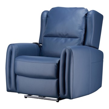 LifePRO Faux Leather Power Recliner with Shiatsu Back Massage