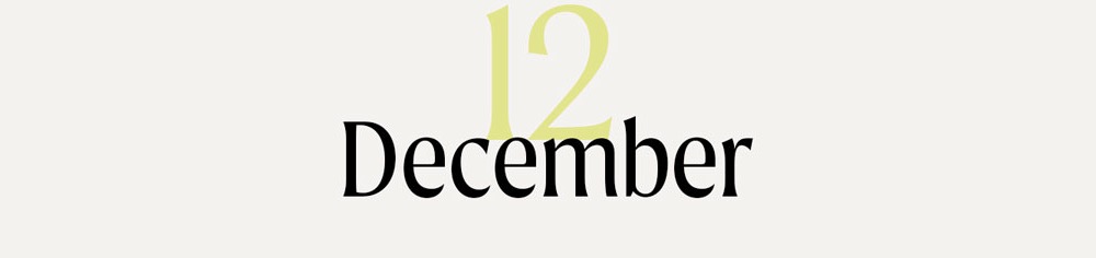 12 December