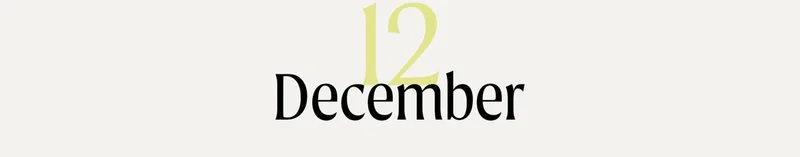 12 December