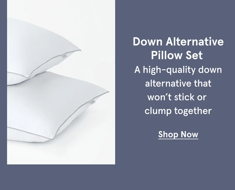 Down Alternative Pillow Set | Shop Now