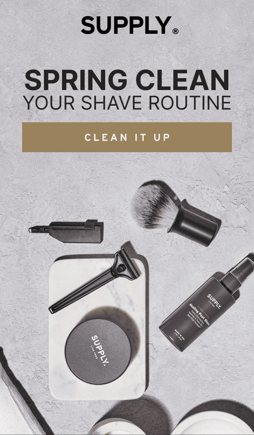 Spring Clean Your Shave Routine  [Clean It Up]