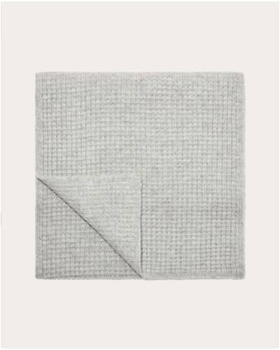 [Image] The Cashmere Ribbed Beanie | Light Heather Grey
