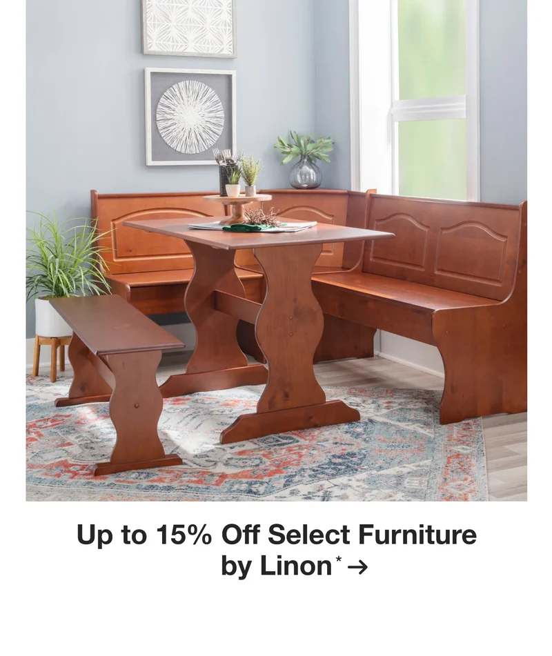 Up to 15% Off Select Furniture by Linon*