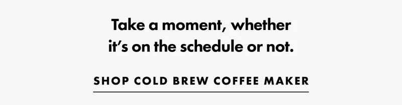 Take a moment, whether it's on the schedule or not.