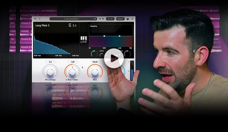 3 EASY Reverb Mix Tricks with IR-Live (from Waves Free Plugin Pack)