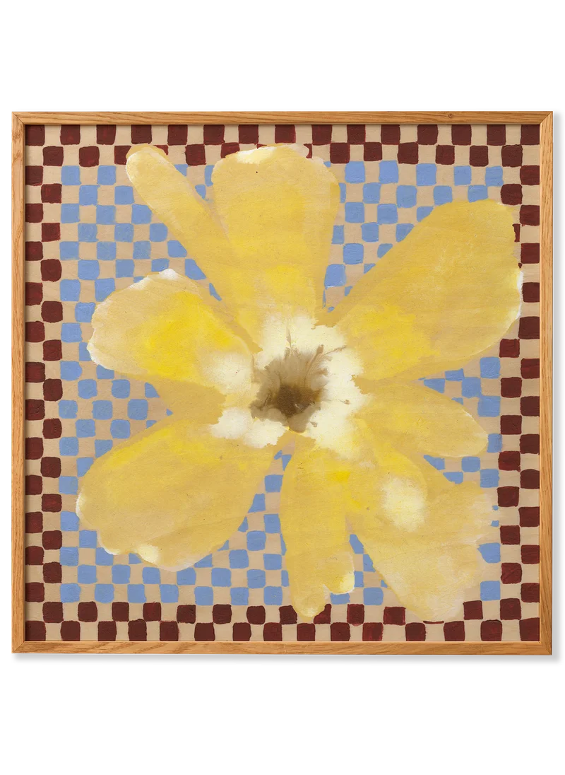 Flower with Checks 03