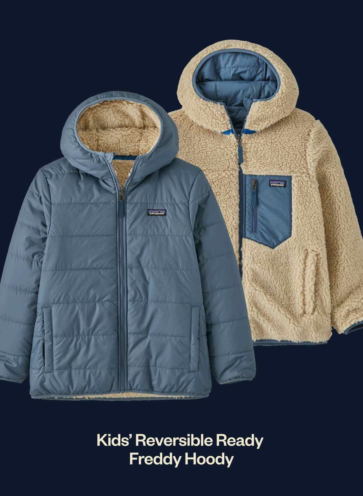 Kids’ Reversible Ready Freddy Hoody.
