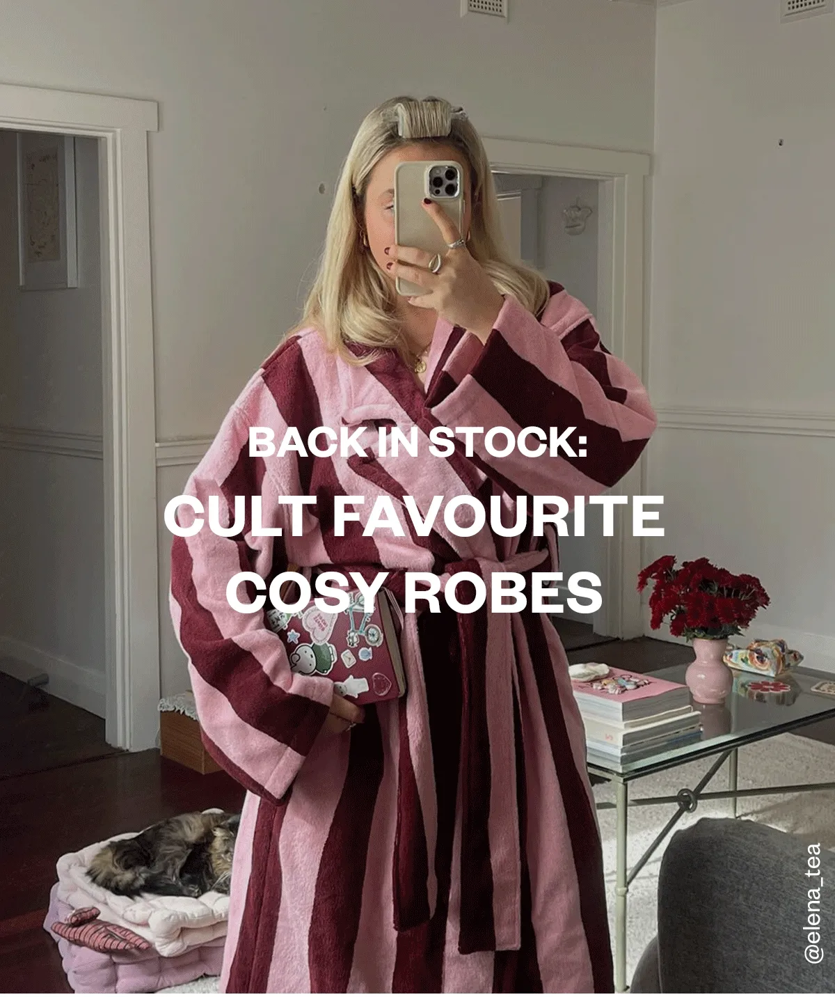 BACK IN STOCK: CULT FAVOURITE COSY ROBES