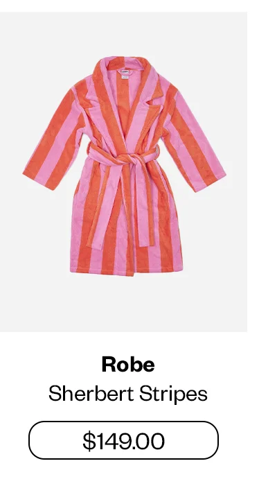 Robe - Sherbet Stripes
