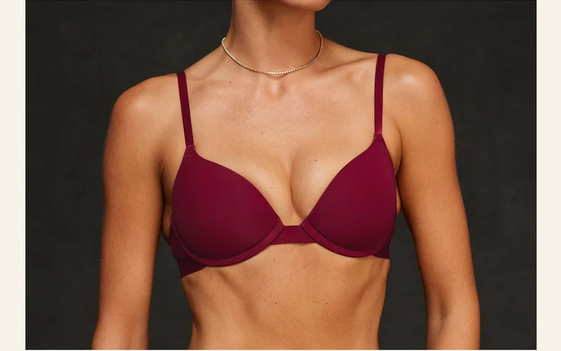 Lift Up Bra in Black Cherry
