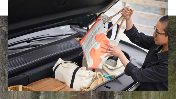 Rivian trunk