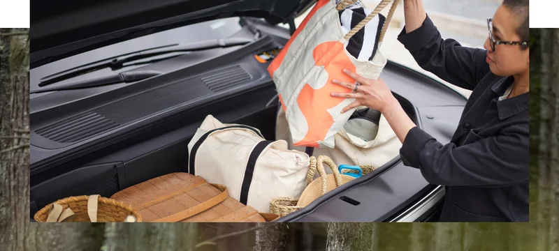 Rivian trunk