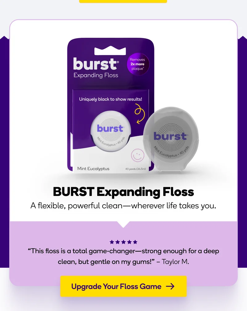 burst oral care expanding floss
