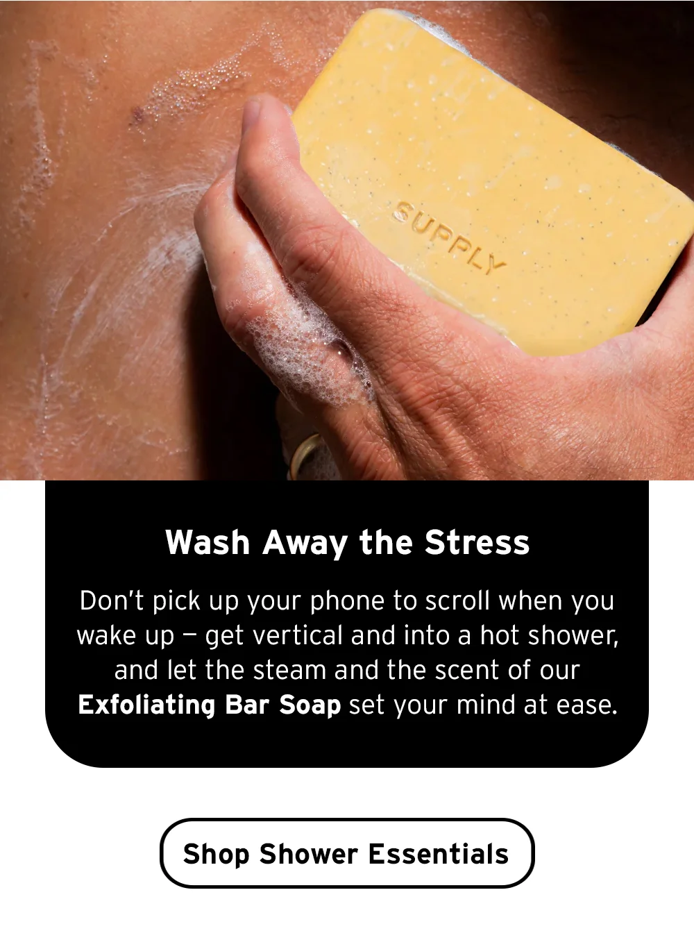 [Wash Away the Stress]