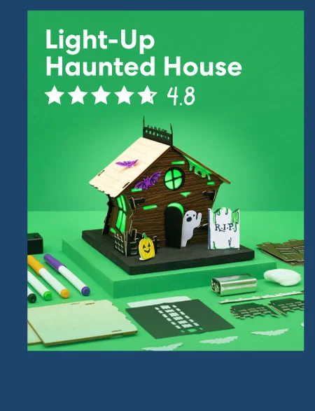 Light-Up Haunted House