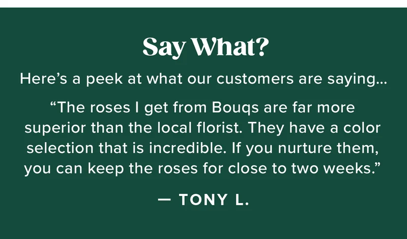 Our Customers Love Us