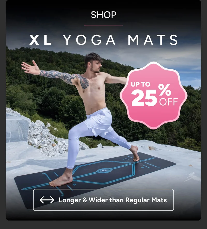 Shop XL Yoga Mats – up to 25% off - Longer & Wider than Regular Mats