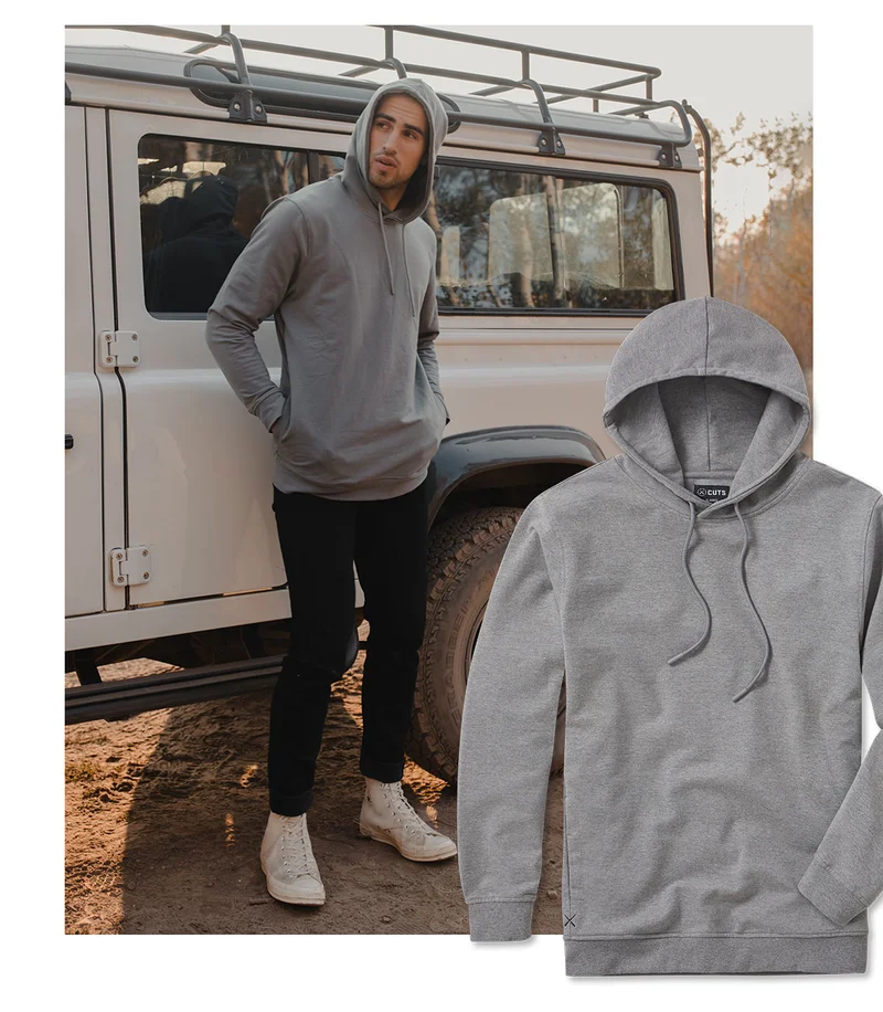 Hyperloop Hoodie - Heather Grey