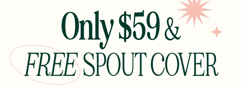 Only $59 & FREE  SPOUT COVER