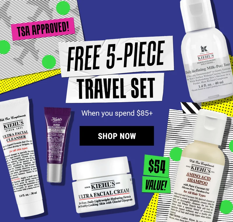 Free 5-Piece Travel Set