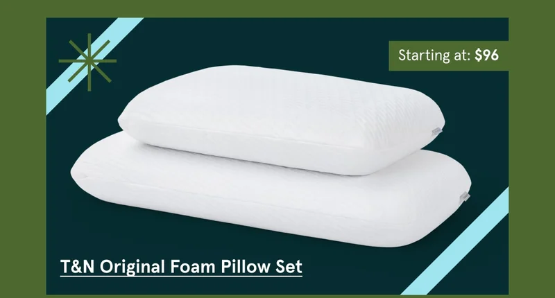 T&N Original Foam Pillow Set