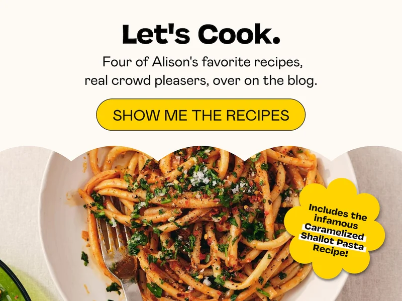 Let's Cook. | SHOW ME THE RECIPES