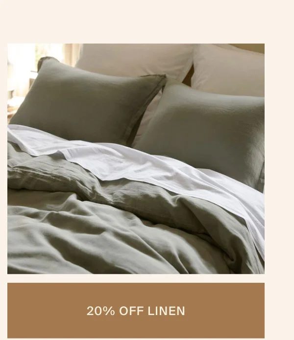 20% Off Linen