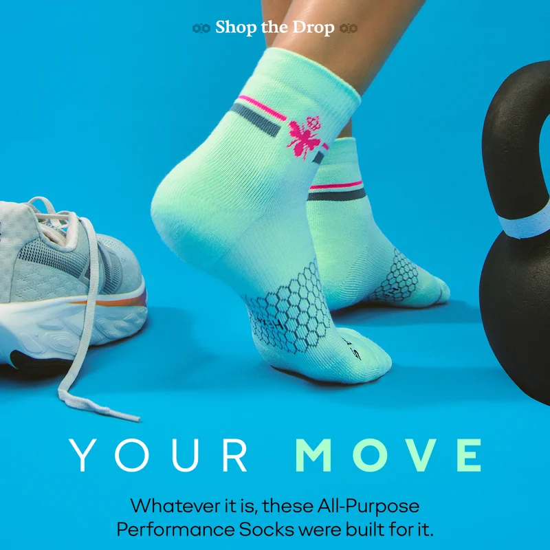 Shop the Drop | YOUR MOVE | Whatever it is, these All-Purpose Performance Socks were built for it.