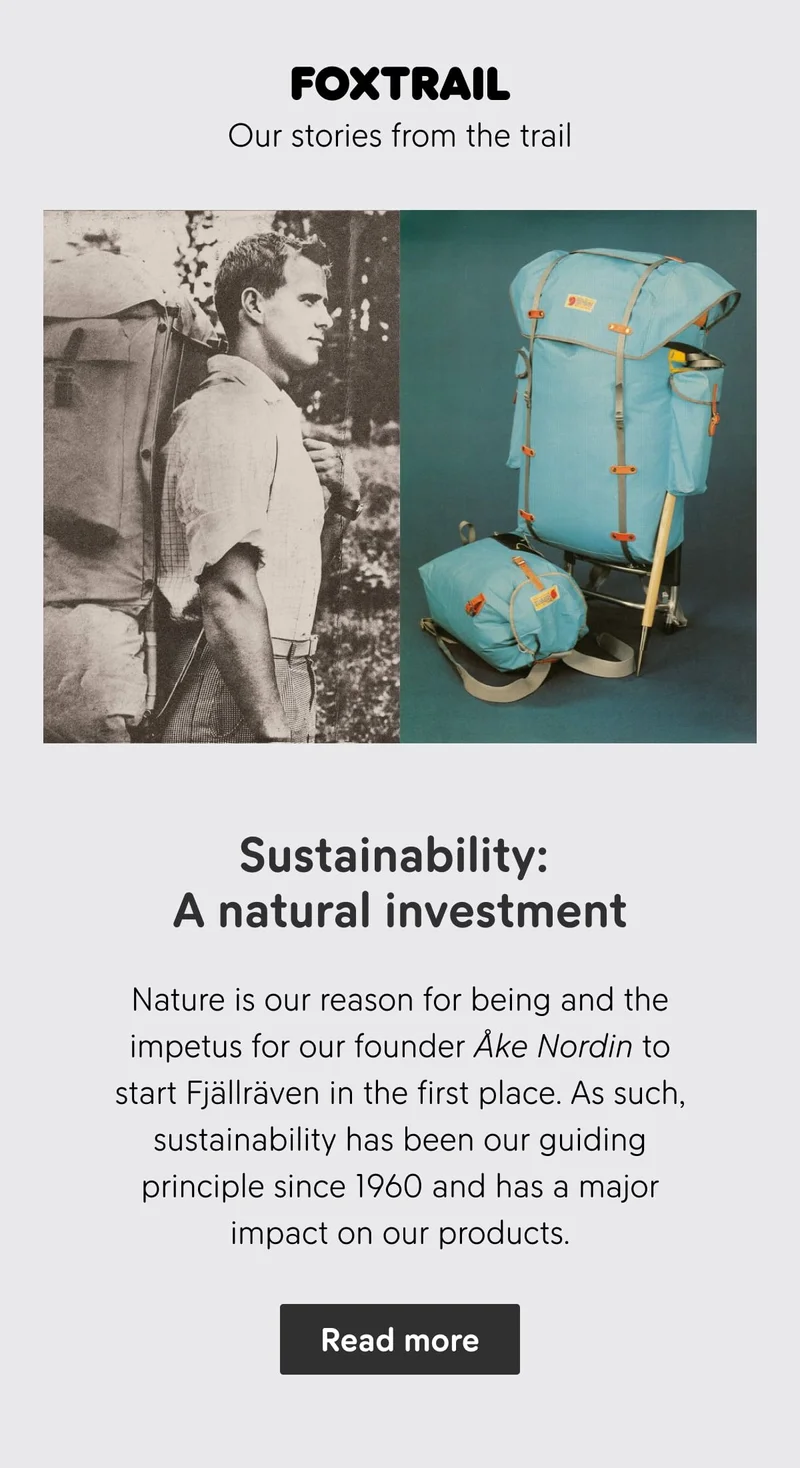 What sustainability means to us