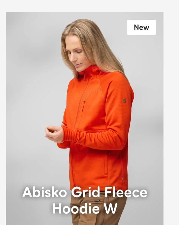 Abisko Grid Fleece Hoodie W