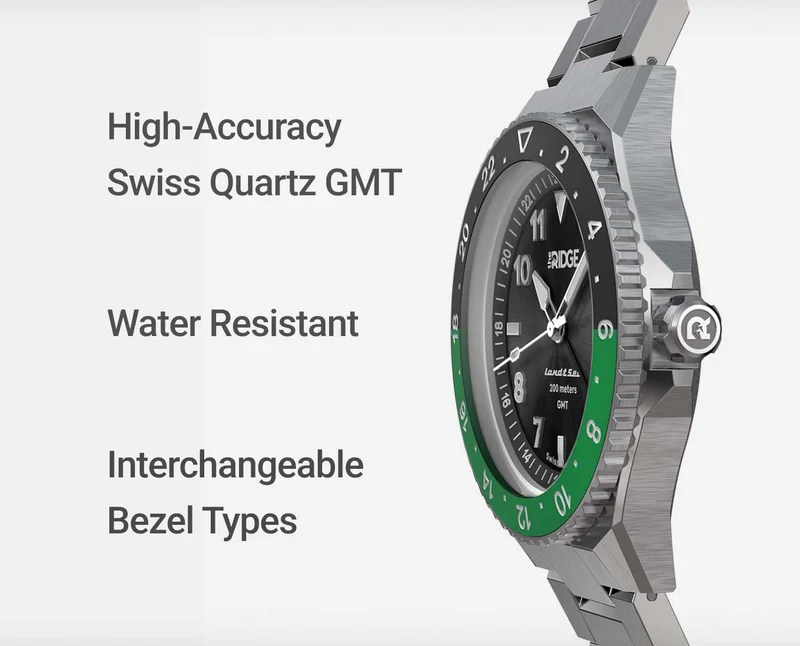ENDS NOW: $149 Royal Black GMT Watch