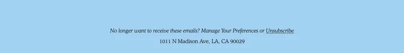 Manage Preferences