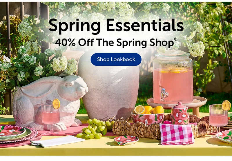 Spring Essentials - 40% Off Items Labeled The Spring Shop®