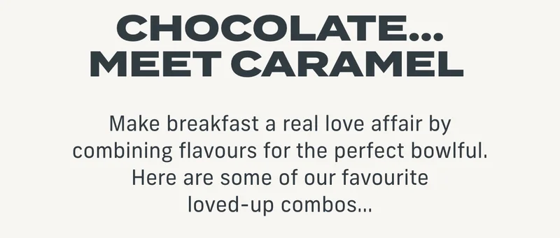 Chocolate meet caramel