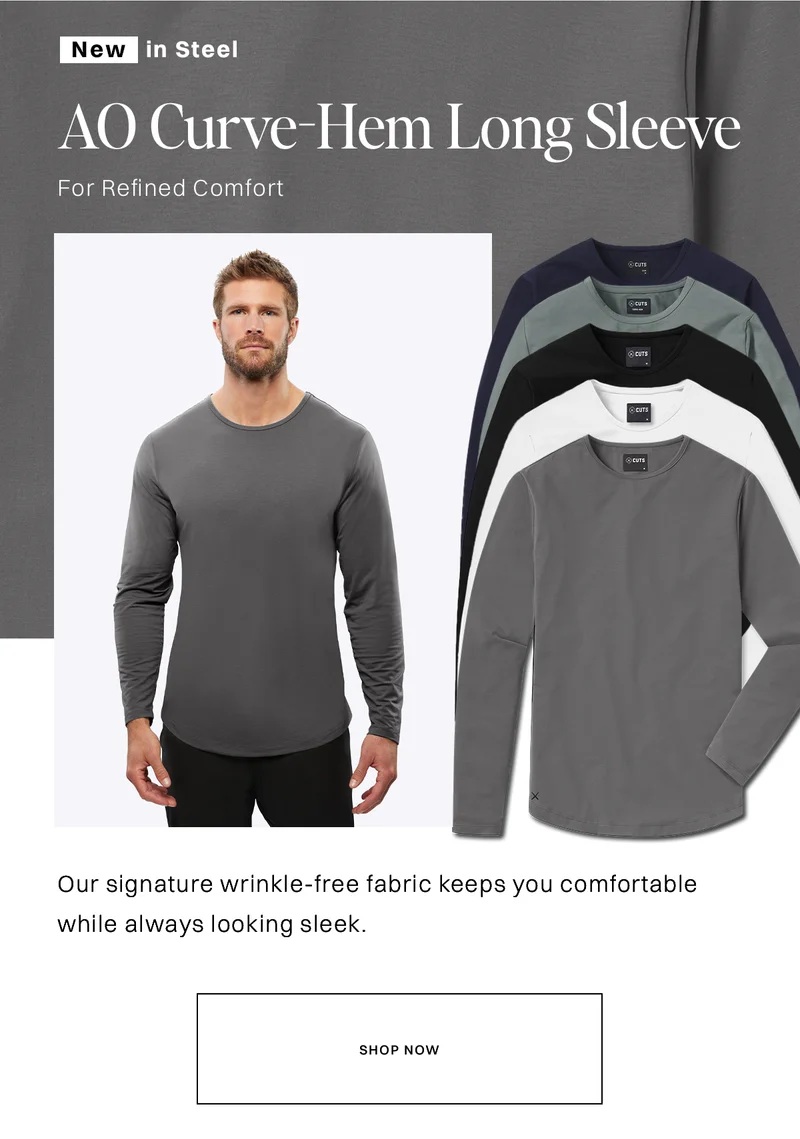 AO Curve-Hem Long Sleeve
