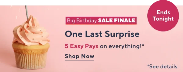 birthday sale
