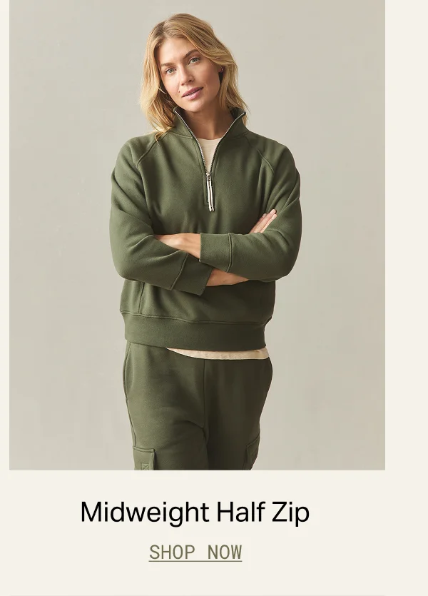 Midweight Half Zip